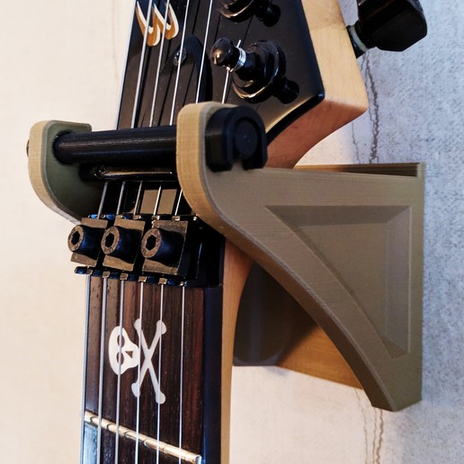 Download free STL file Locking Guitar Wall Mount • 3D printable object ・ Cults