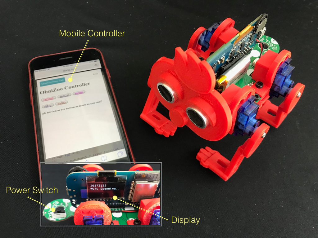 4 legged walking robot