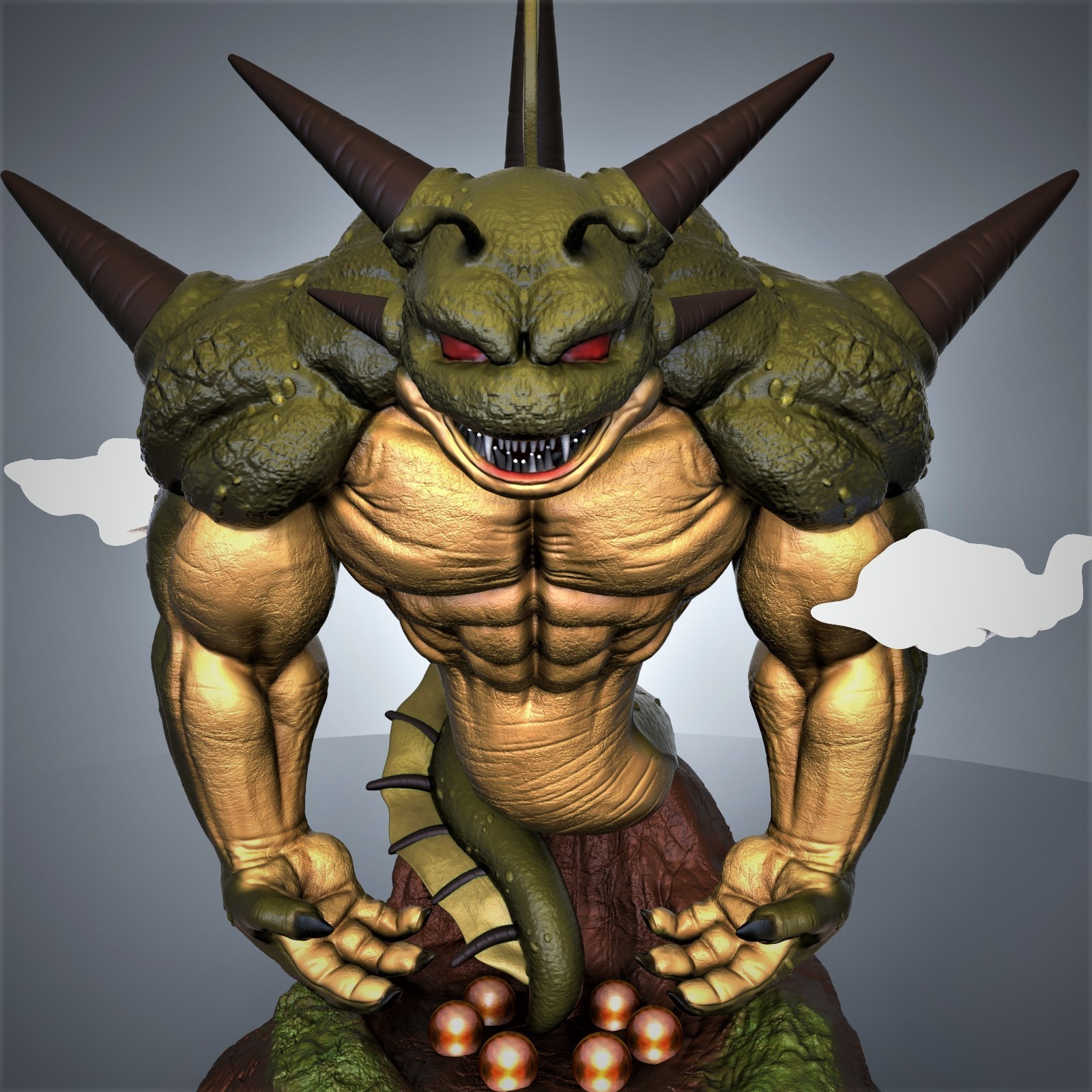 Figurine DragonBall Z – Porunga Dragon Sacré Namek 39 Cm, Occasion