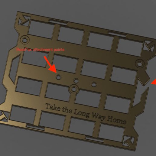 Download free STL file MOLLE Panel • 3D print design ・ Cults