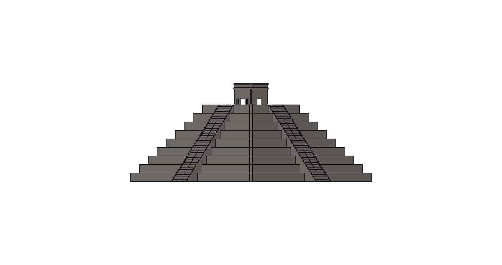 STL file Mesoamerican Pyramid・3D printable model to download・Cults