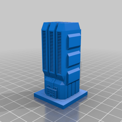 Download free STL file GreebleCity Cyberpunk Gen I heat sink • 3D printable object ・ Cults