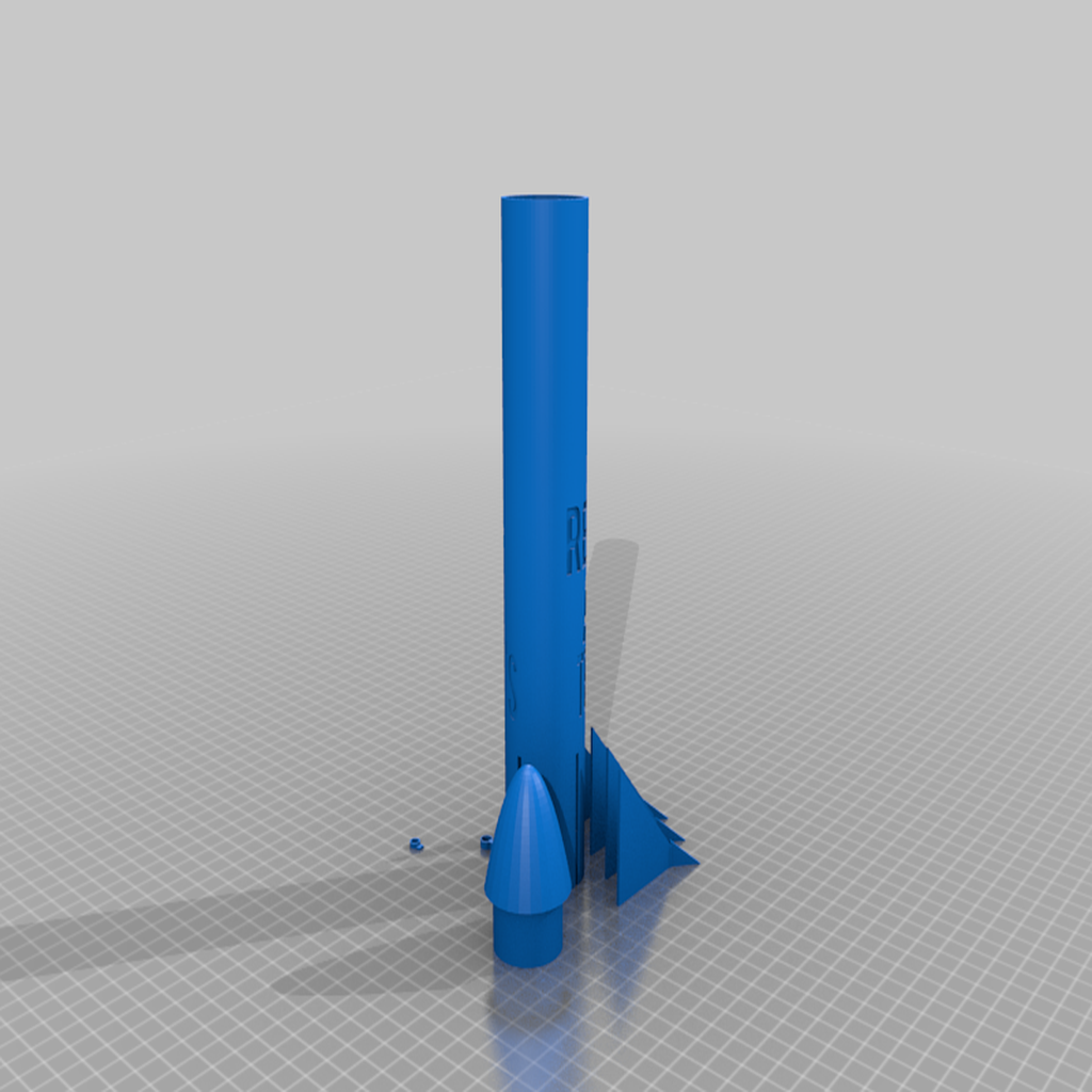 Free 3D file Model Rocket HR&T・3D printing model to download・Cults