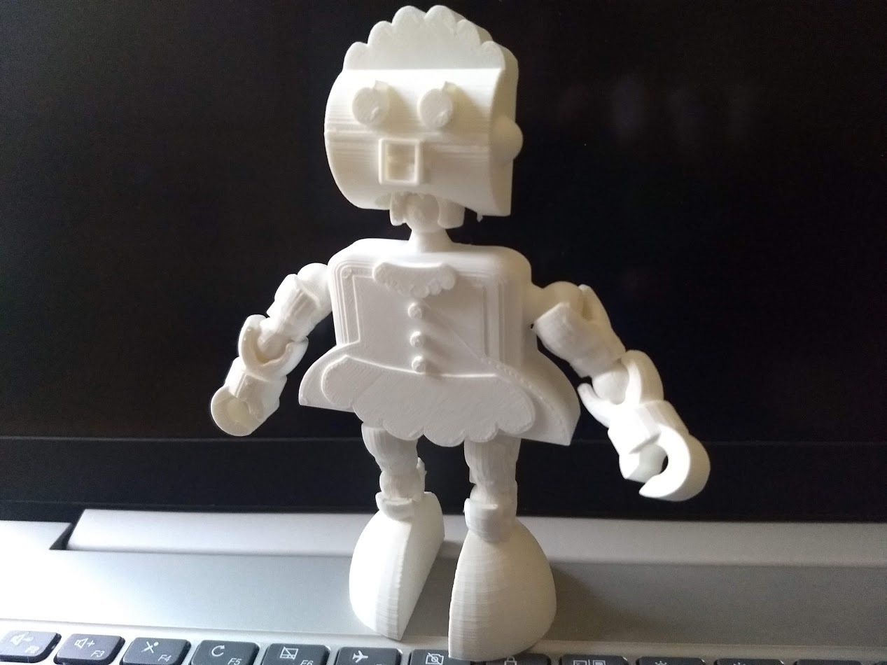Free STL file Rosie the Robot Maid - Jetsons - Klicket Compatible・Model ...