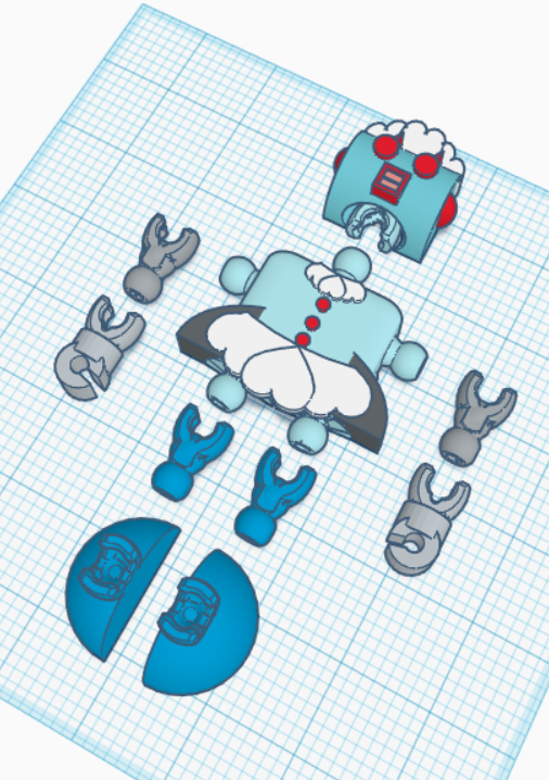 Free STL file Rosie the Robot Maid - Jetsons - Klicket Compatible・Model ...