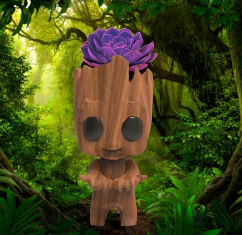3D file GROOT BABY FOR PLANT・3D printer model to download・Cults