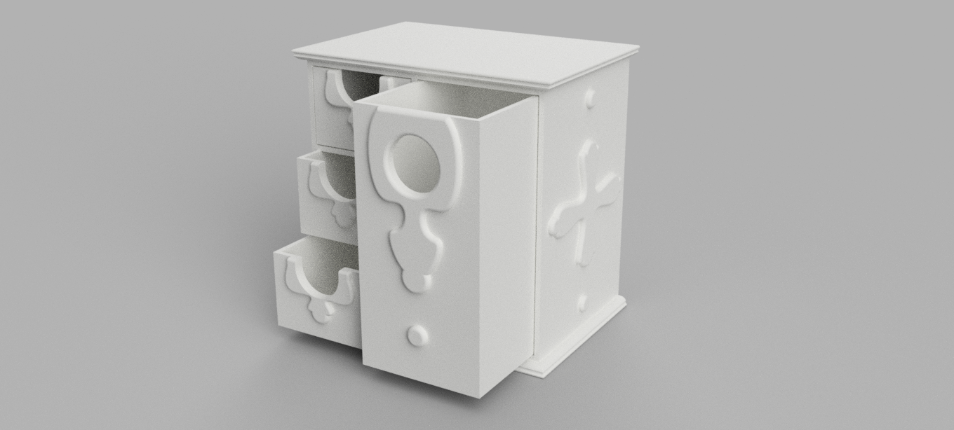 Free STL file Antique Jewelry Box [Support free] 📦・3D printer design to