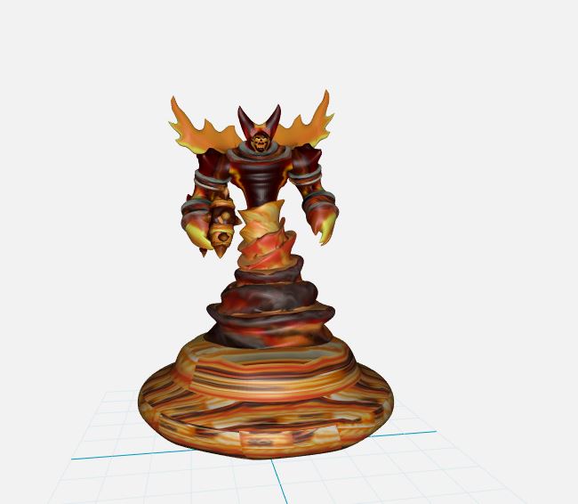 Free STL file Ragnaros Boss World Of Warcraft 🗺️・3D printer model to ...