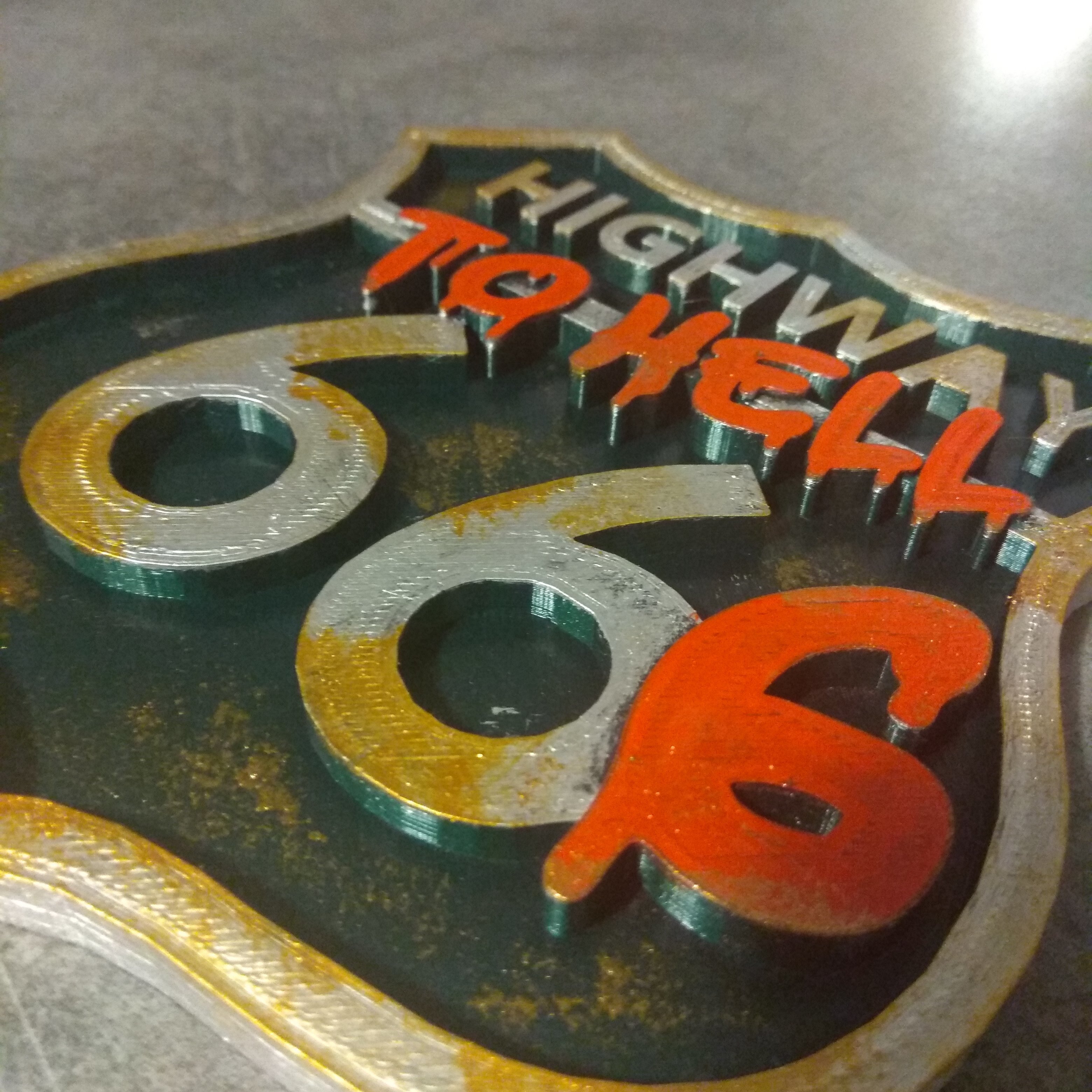 Fichier STL Highway to hell 666・Modèle à imprimer en 3D à télécharger・Cults