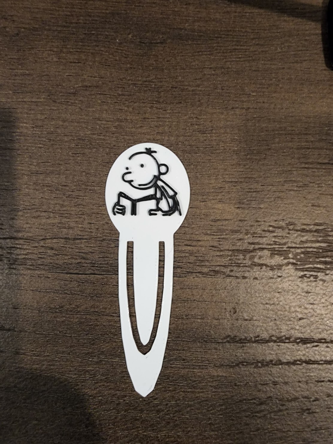 Free STL file Wimpy Bookmark Kid・3D print model to download・Cults