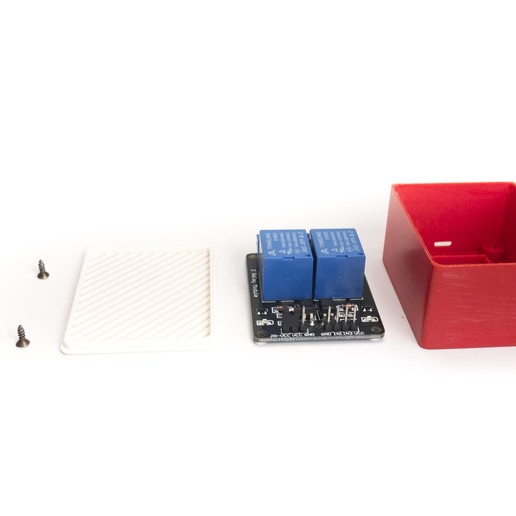 Download free STL file 2 relays box or ESP01 with relay • 3D printer