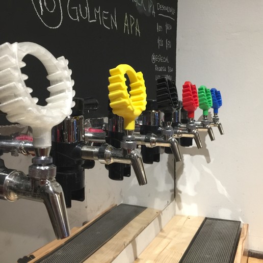 Download 3D printer model Beer tap handle Malta / Barley Handle for