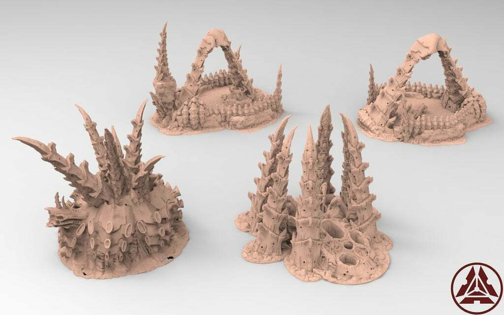 Free STL File Tyty Tyran Tyranid 40k Starship Trooper Notable Small 