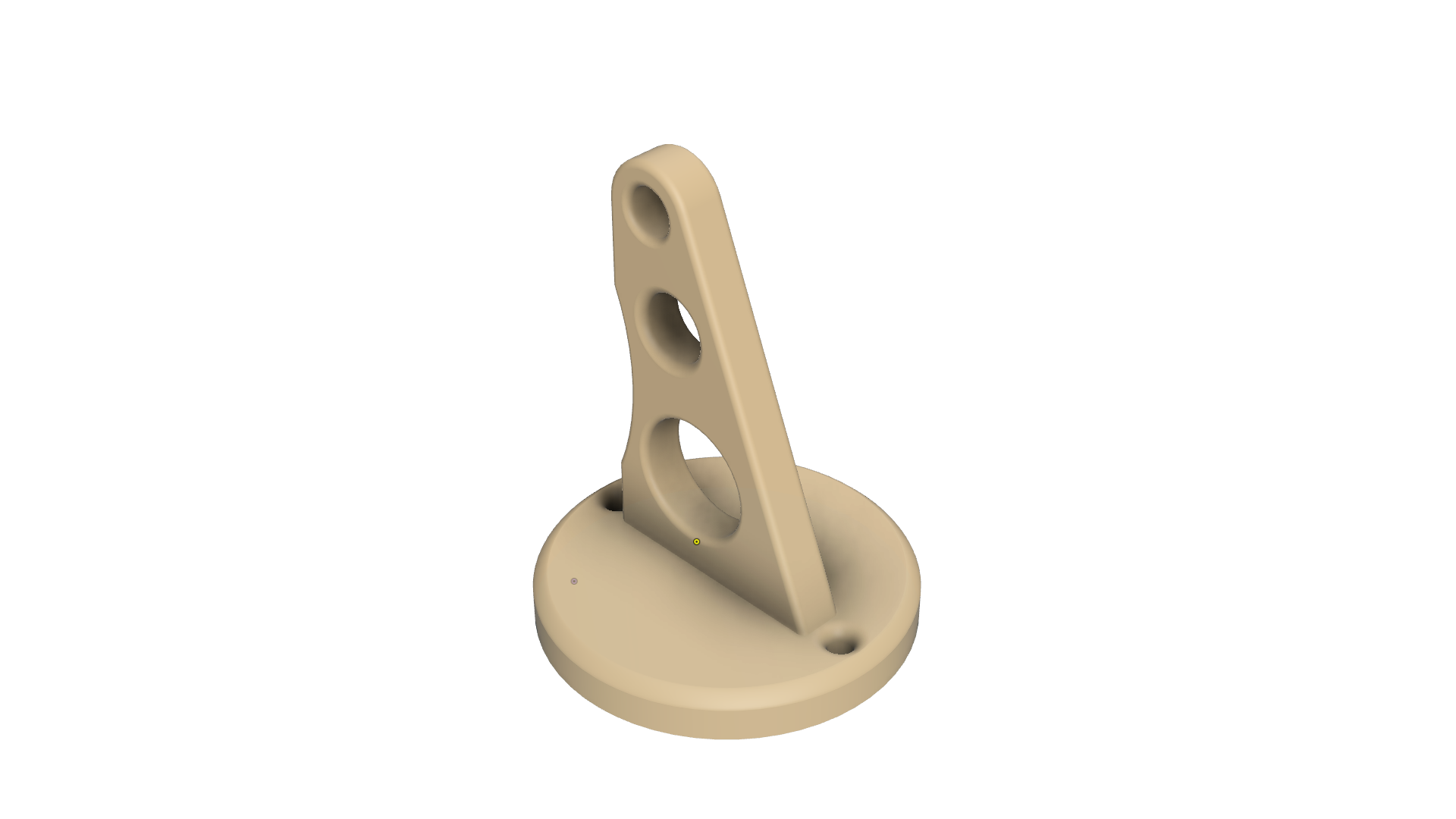 Free STL file Hanger, circular base, wall・3D printer design to download ...