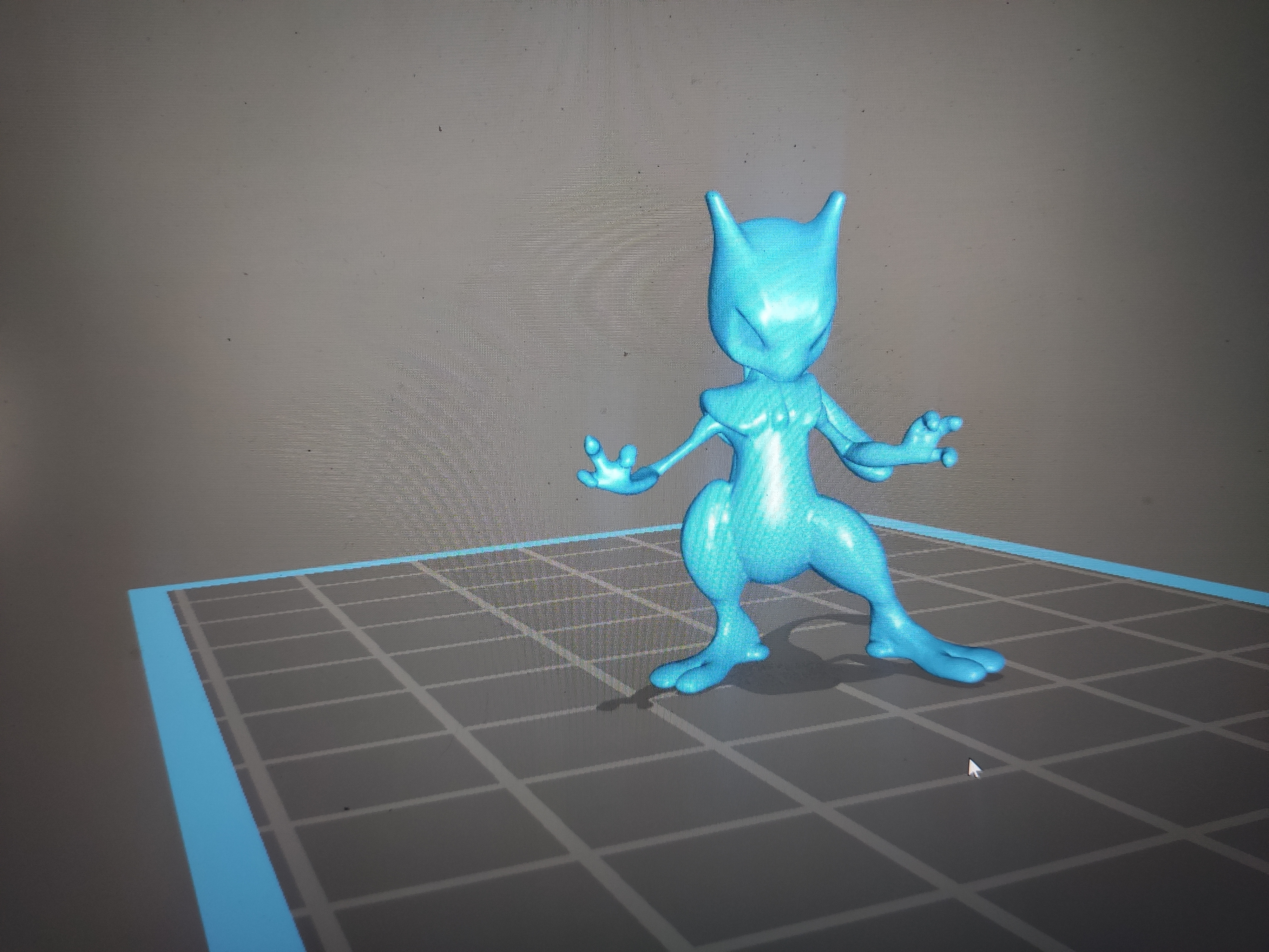 Télécharger fichier STL mewtow pokemon + base • Modèle imprimable en 3D ...