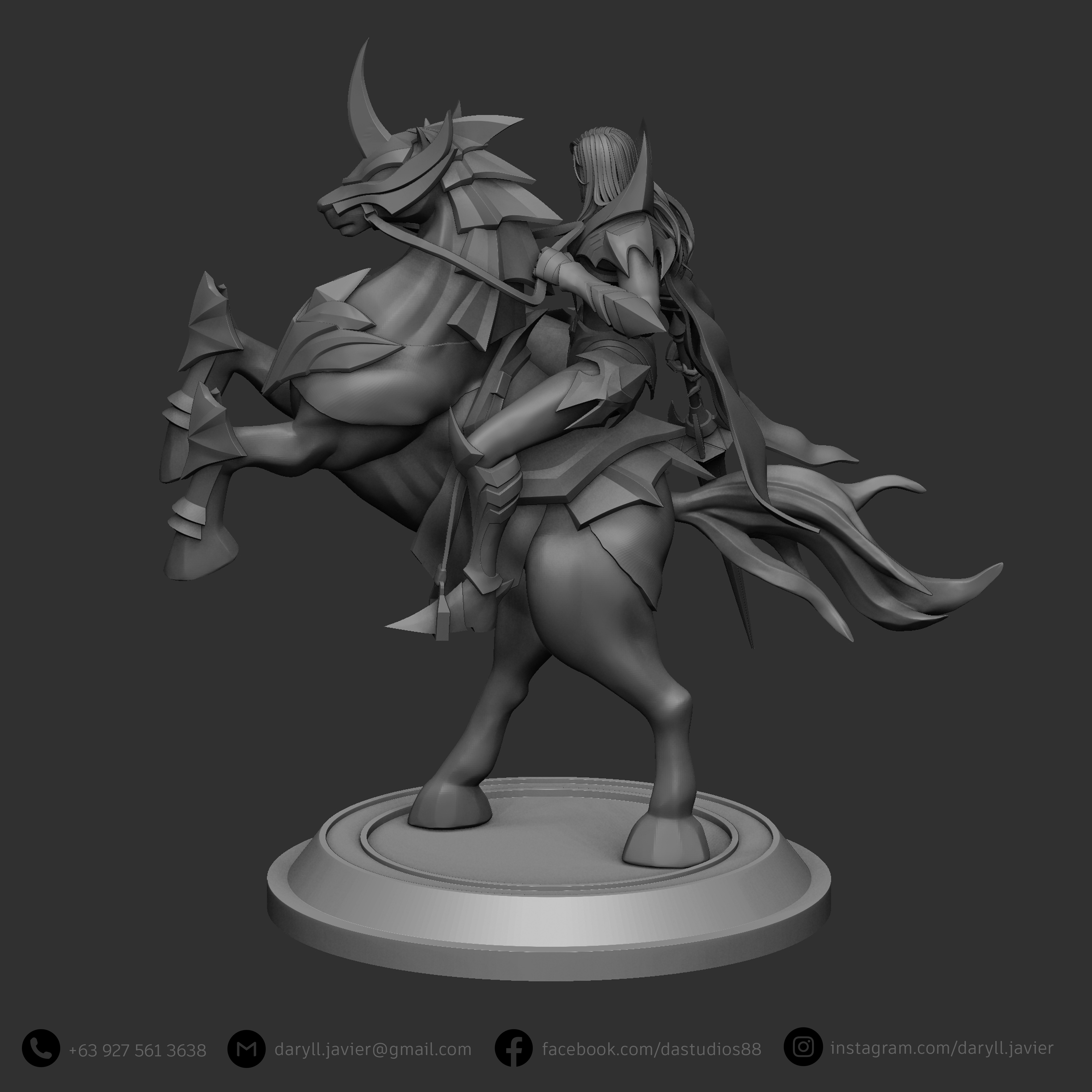 STL file Leomord Hell Knight (Mobile Legends) 🎲・3D print design to download・Cults
