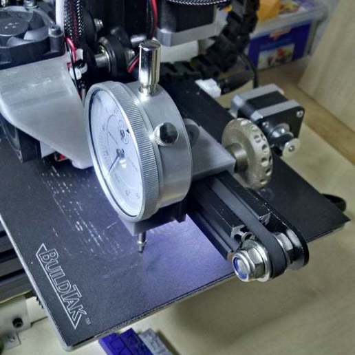 Download free STL file universal dial gauge holder for printers with