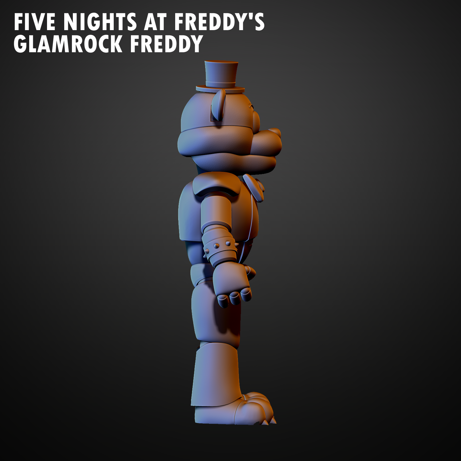 STL file five nights at freddy's - glamrock freddy's・Design to download and  3D print・Cults