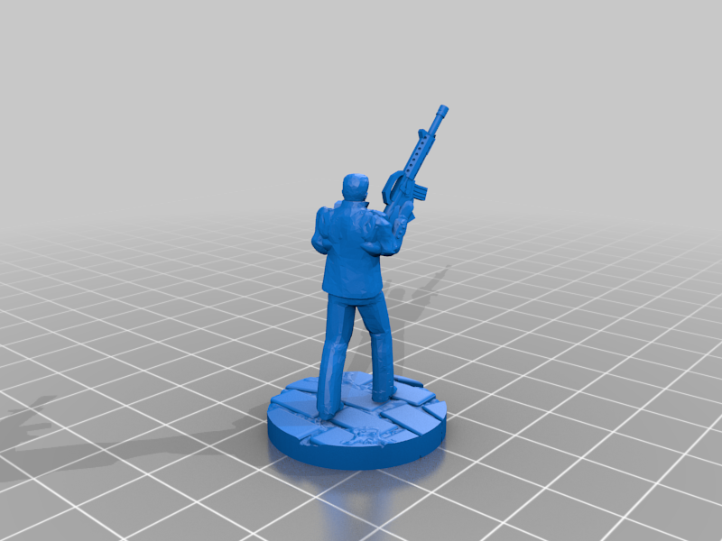 Free STL file 28mm Terminator With Dual Assault Rifles・3D printing ...