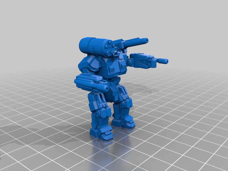 Free 3D file American Mecha: Swordsman・3D printing design to download・Cults