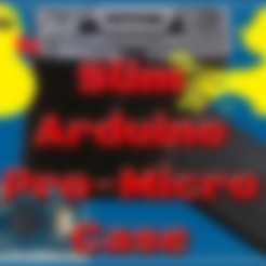 Download free STL file Slim Arduino Pro Micro / Leonardo Case ...