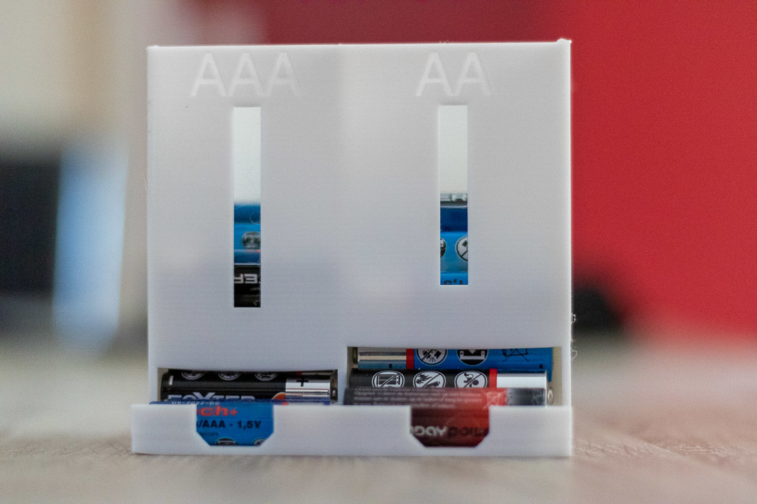 STL file Battery dispenser dual AAA & AA・3D print object to download・Cults