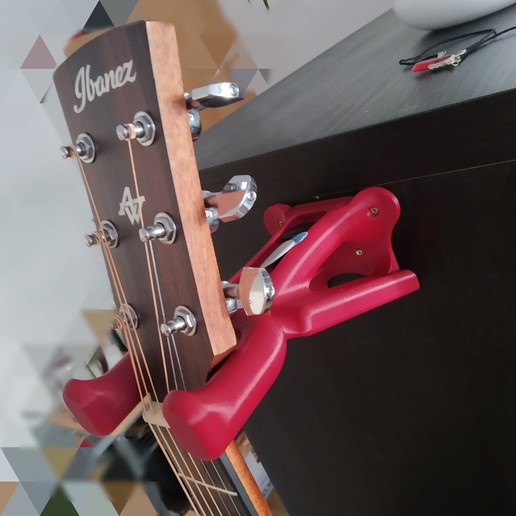 Download 3D printer designs Guitar hanger ・ Cults