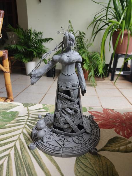 STL file Lulu Final Fantasy X (10) + pendant (gift)・3D print model to ...