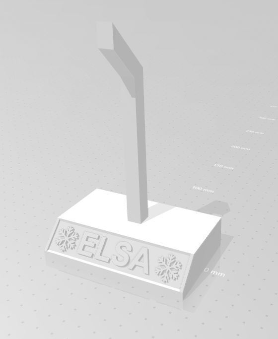 STL-Datei ELSA STAND DECORATION PLATE・3D-druckbare Vorlage zum ...