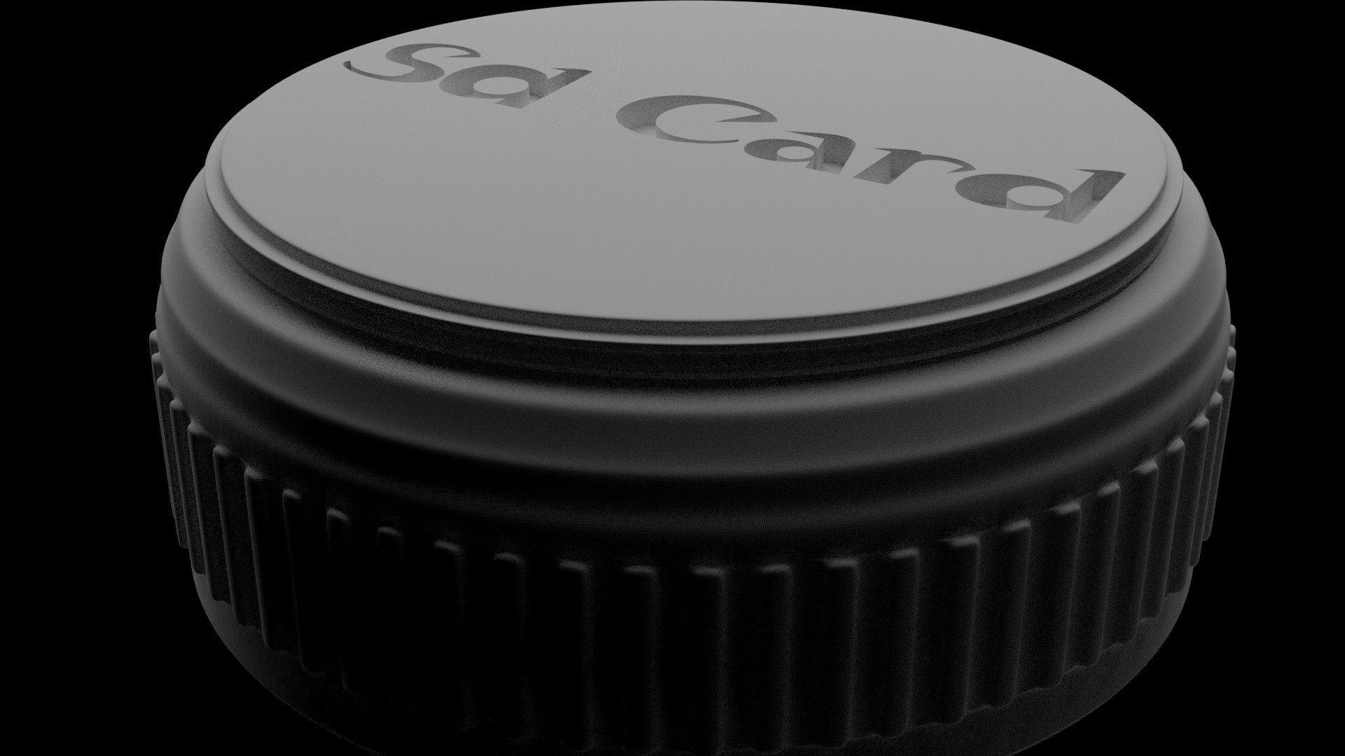 Download STL file Memory Card Case Box 6 SD Canon 85mm 1.2 • 3D