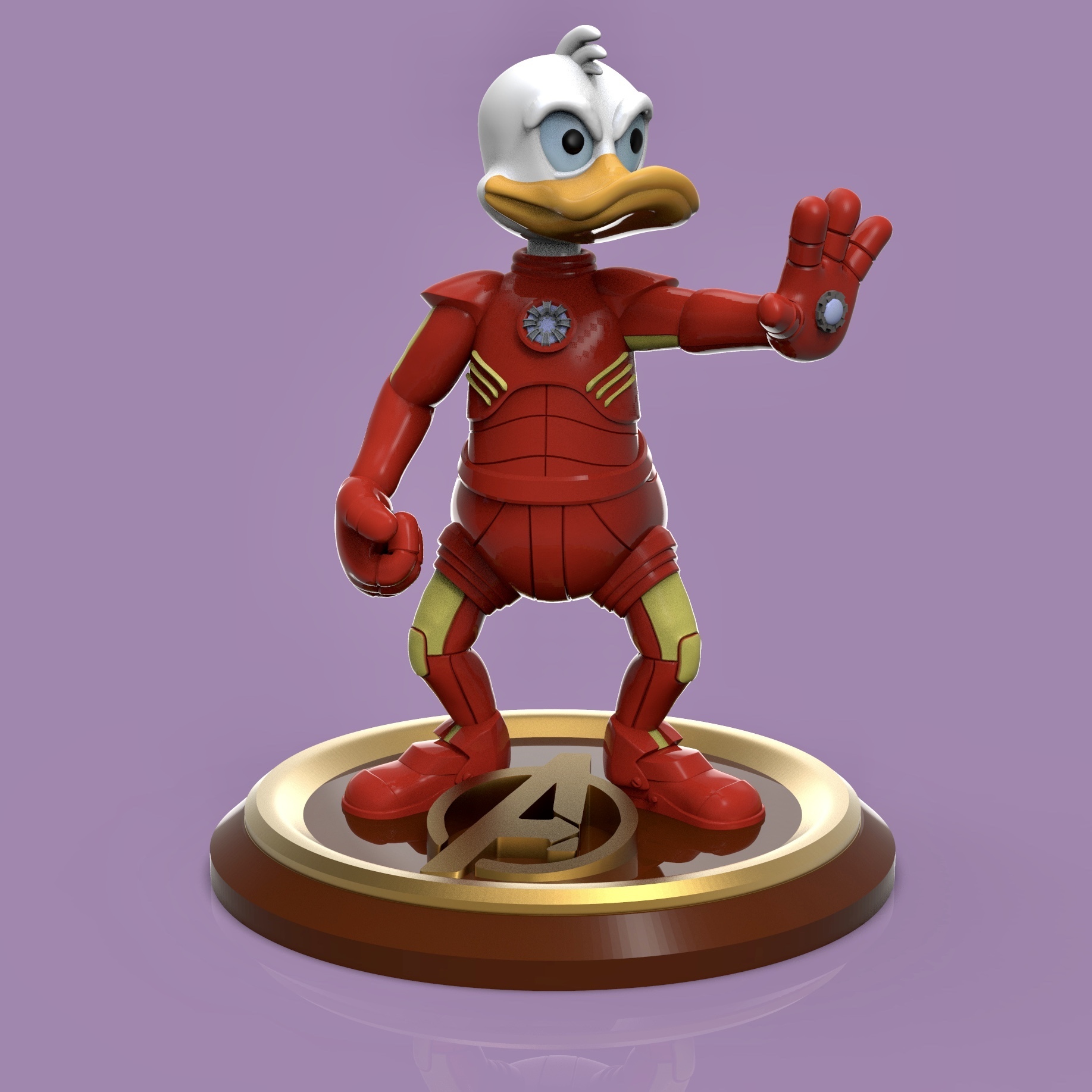 3D file IRON DUCK STL 🦆・3D printable model to download・Cults