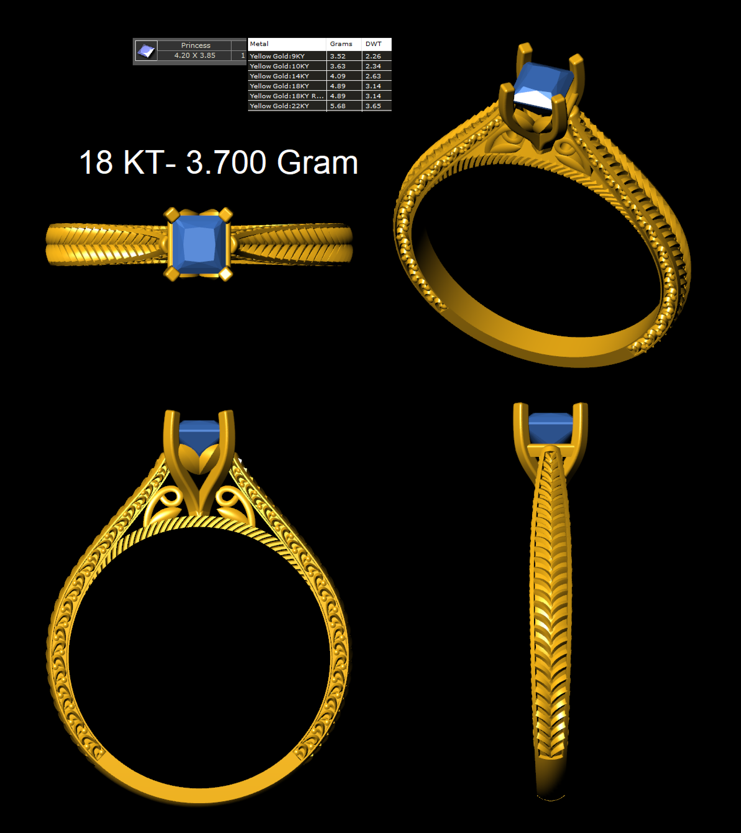 STL file diamond cutting ring 💎・Template to download and 3D print・Cults