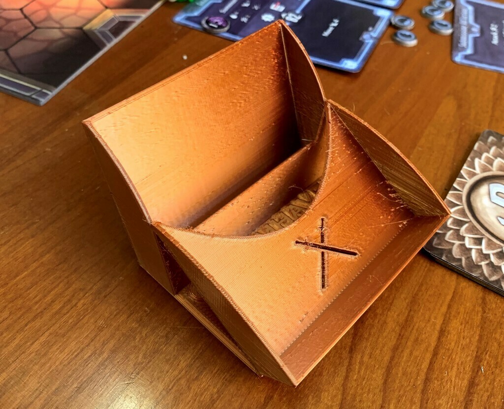 STL File Gloomhaven Attack Modifier Deck Holder 3D Printing Template To STL File Gloomhaven Attack Modifier Deck Holder 3D Printing Template To