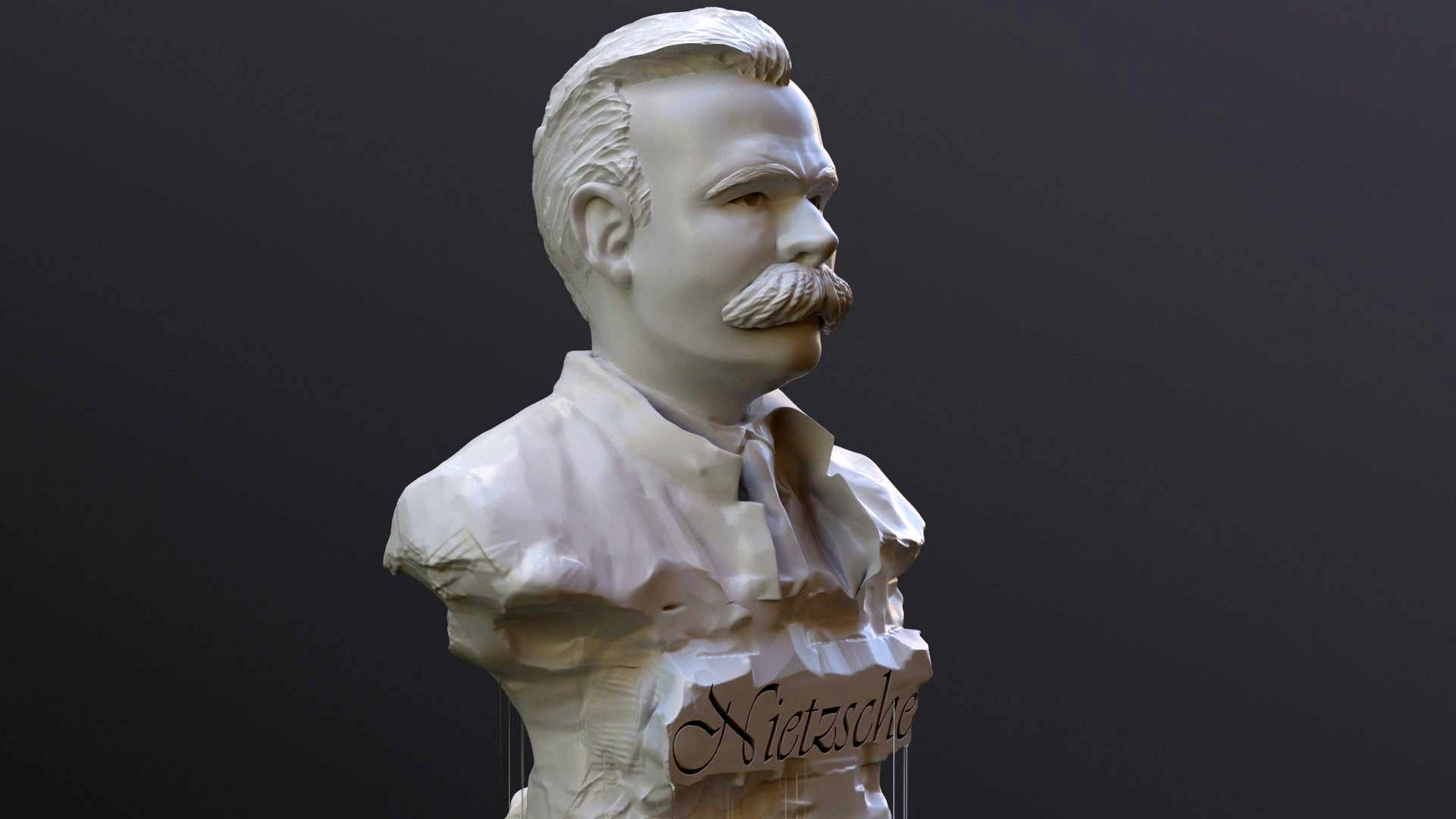 Archivo 3D Busto De Friedrich Nietzsche Imprimible Dise o Para archivo-3d-busto-de-friedrich-nietzsche-imprimible-dise-o-para