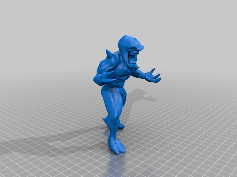 Free 3D file Doom 2 Imp Remixed・3D printer design to download・Cults