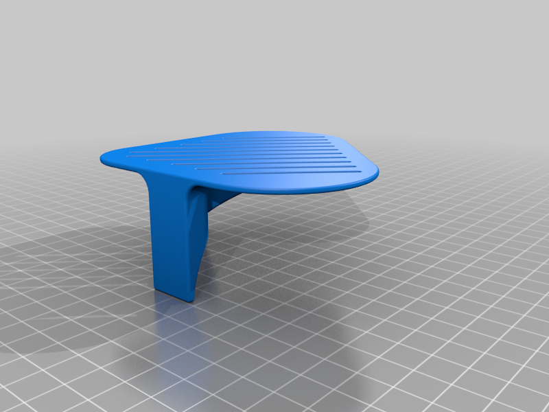 Free STL file Bathroom/shower shelves command strip mounted 🛁・3D