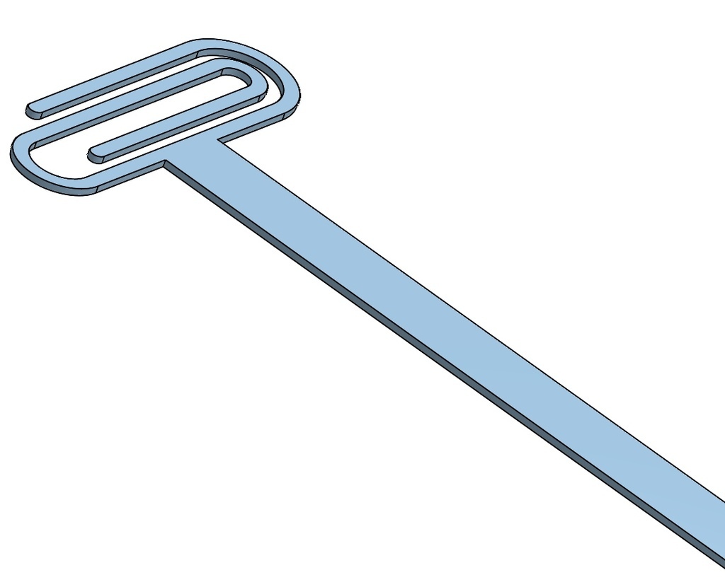 Free 3D file PaperClip bookmarks・3D printer design to download・Cults