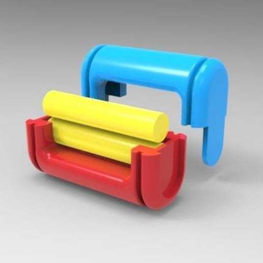 Download free STL file toothpaste squeezer 1b • Template to 3D print