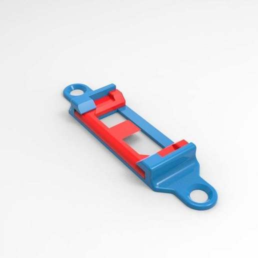 Download free STL file sliding light switch guard • 3D printing design