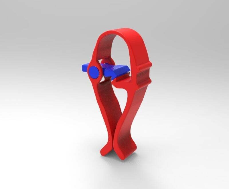 Free STL file super chip clip w rotating latch release 🧹・3D print ...