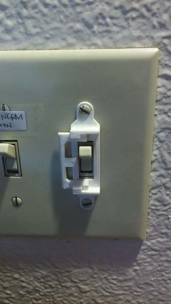 Free STL file sliding light switch guard 💂・3D print object to download