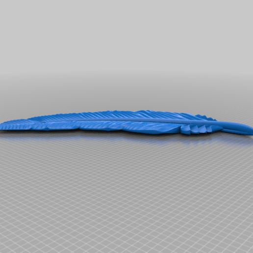 Download free STL file Remixed Feather • 3D printable template ・ Cults