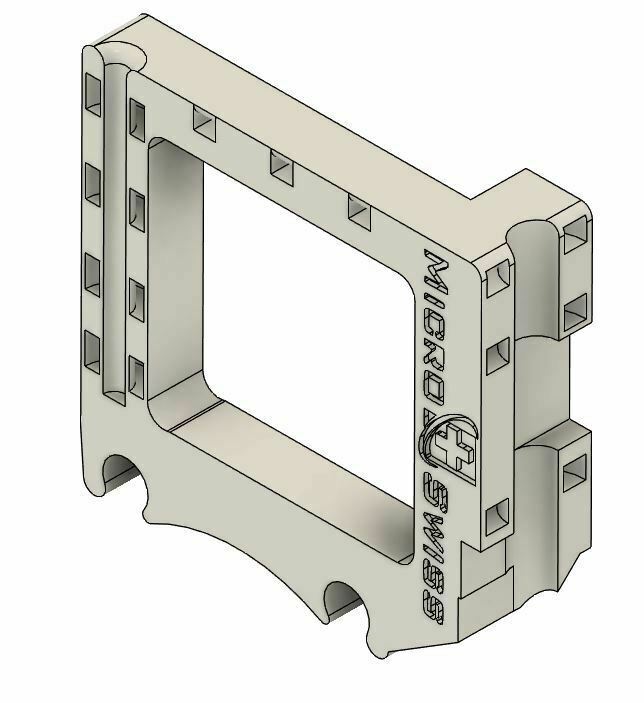 Free 3D file Micro Swiss Direct Drive Cable Support Bracket・3D print