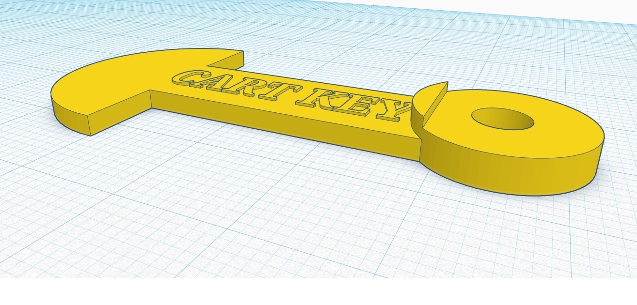 STL file Loonie Grocery Cart Key Chain・3D print object to download・Cults