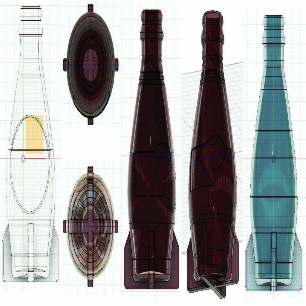 Free STL file Nuka Cola Bottles Fallout 4・3D print design to download・Cults