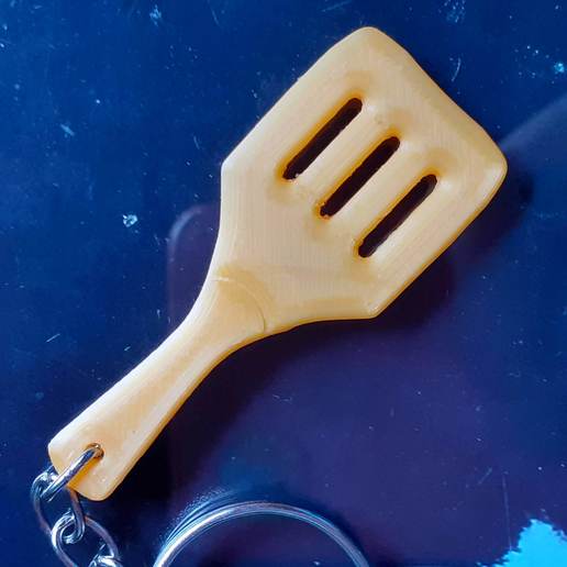 Download STL file The Golden Spatula keychain (Teamfight Tactics) • 3D