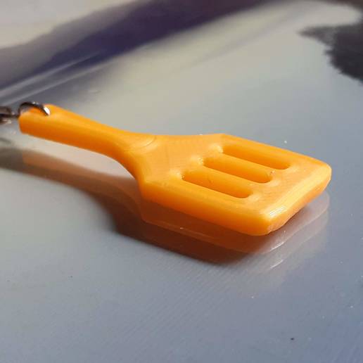 3D printed The Golden Spatula keychain (Teamfight Tactics) • made with