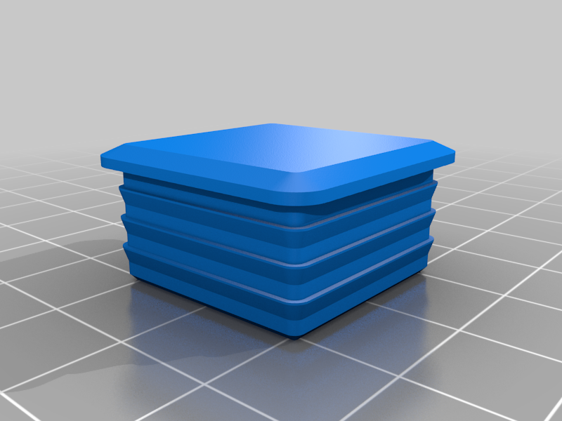 Free STL file 1" square tube cap 🟪・3D print design to download・Cults