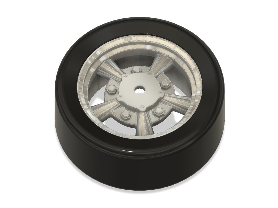 Free STL file muscle cars RC rimă»3D print object to downloadă»Cults