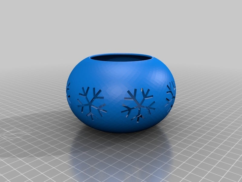 Free STL file Christmas Tea Light Candle Holder 🎄・3D printable model to ...